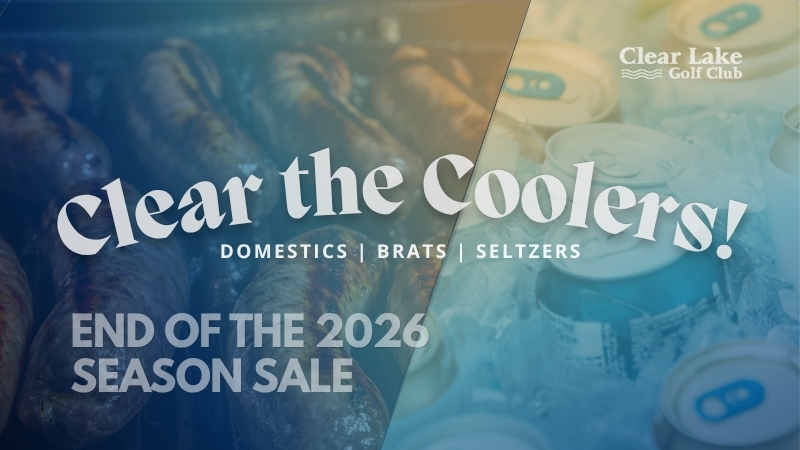 Help Us Clear the Coolers! End-of-Season Clubhouse Sale 🏌️‍♂️